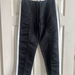 Zara Black and White Cropped Pants